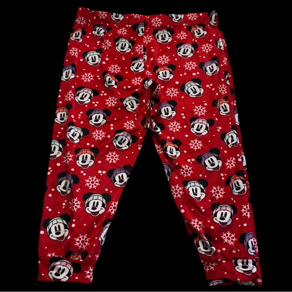 Disney Mickey Mouse Fleece Lounge Cuffed Pajama Pants 2X 18W-20W #260‎ - Picture 2 of 7